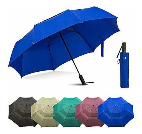 Sombrilla O Paraguas - Large Windproof Umbrella Folds Into 