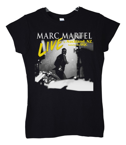 Polera Mujer Marc Martel Live In Auckland Rock Abominatron