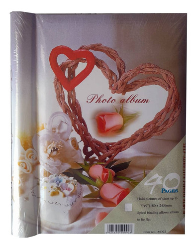 Álbum De Fotos Adhesivos Flores 40 Páginas
