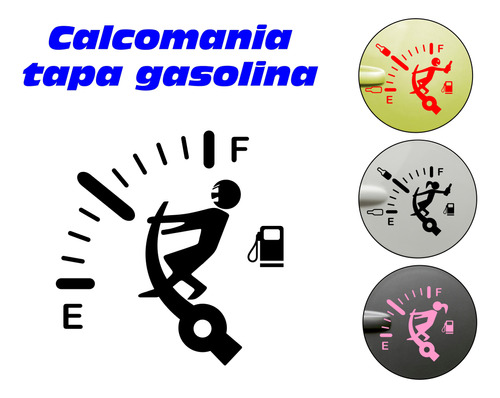 Calcomanía Gasolina Auto Carro
