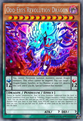 Odd-eyes Revolution Dragon Yugioh