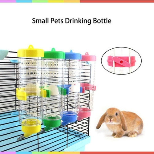 Bebedero Botella 125ml Plastico Hamster / Conejo / Cuyi