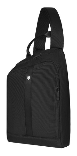 Victorinox Mochila Travel Accessory Gear Sling, Negro Diseño de la tela Nylon