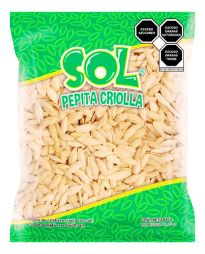 Botanas Sol Pepita Criolla 800g
