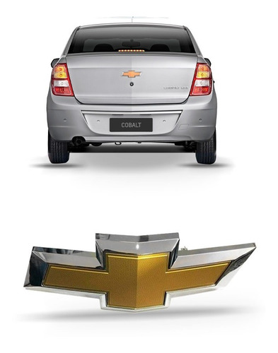 Emblema Porta Malas Cobalt 2013 A 2015 Dourado