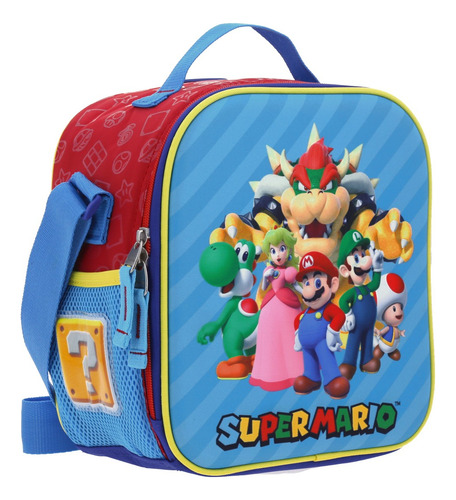 Lonchera Chenson Rojo Mario Bros Squat