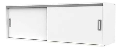 Placard C Baulera 180x233 Alto 4 Puertas Corredizas Cubos Color Blanco