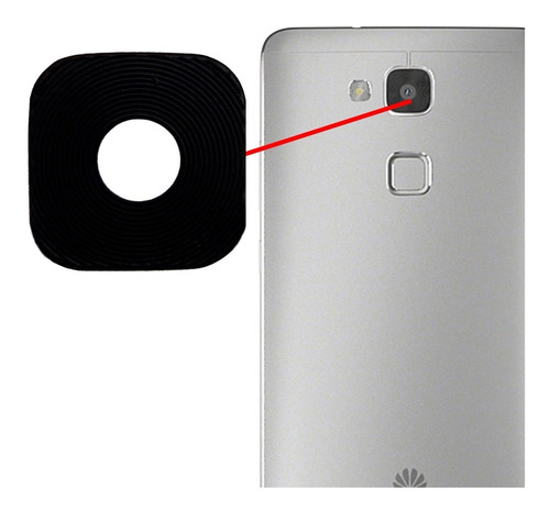 Vidrio Lente Camara Huawei Mate 7 Protector Repuesto Trasero