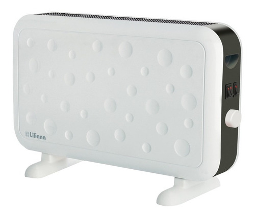 Imagen 1 de 3 de Calefactor eléctrico Liliana CFB17 blanco y negro 220V-240V