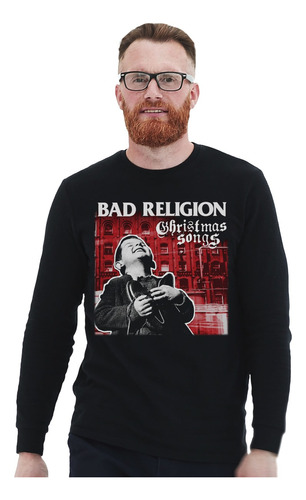 Polera Ml Bad Religion Christmas Songs Punk Abominatron