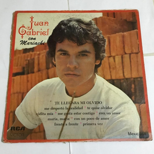 Disco Lp Juan Gabriel Con Mariachi, Te Llegará Mi Olvido