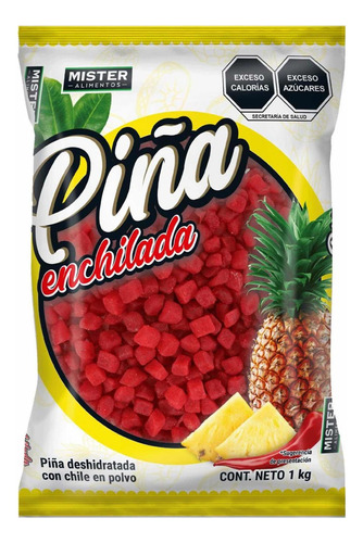Piña Natural Deshidratada, 1kg Energy Food