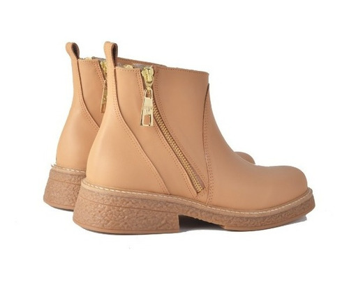 Botas Botitas Cuero Mujer Cierres - Creta - Ferraro
