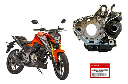 Carter Block Izquierdo Orig Honda Cb300 F Twister Paperino