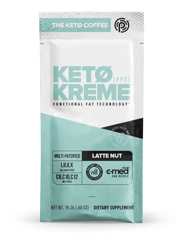 Keto Kreme - Kit 4 Sobres - g a $390