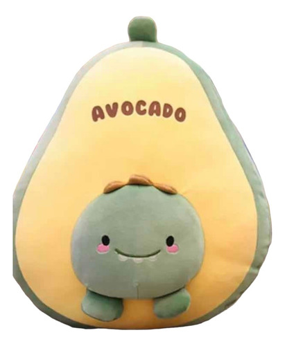 Peluche Felpa Palta Aguacate Carita De Oso Tierno Kawaii