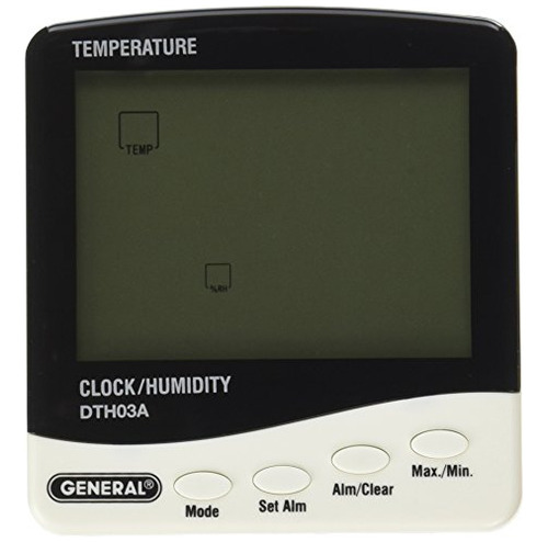 Monitor Digital De Temperatura Y Humedad General Tools Dth03