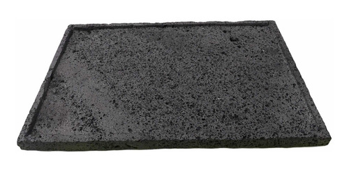 Tabla De Sal Himalaya 30*20*4cm + Base Acero+ Base De Piedra paq piedra