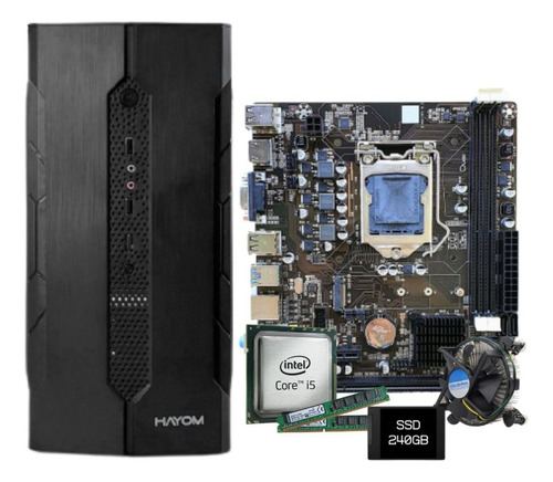 Pc Cpu Intel I5 3470  Placa H61 16gb Ssd 240gb 500w