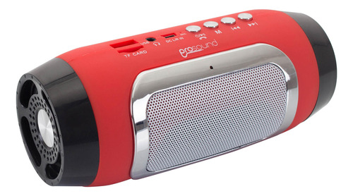 Parlante Bluetooth Portatil Rojo Prosound