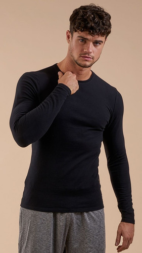 Camiseta Termica Hombre Lisa Pack X2