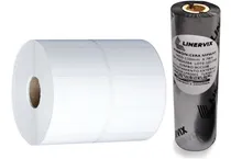 Comprar 12 Rolos Etiqueta 40x25 2 Colunas + 6 Ribbons Cera 110x74