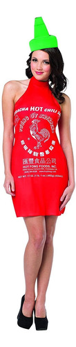 + Vestido De Sriracha Para Mujer Rasta Imposta, Rojo, Talla 