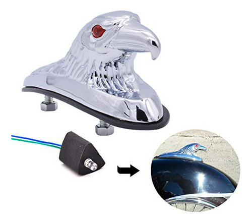 Katur Katur Motocicleta Eagle Cabeza Ornamento