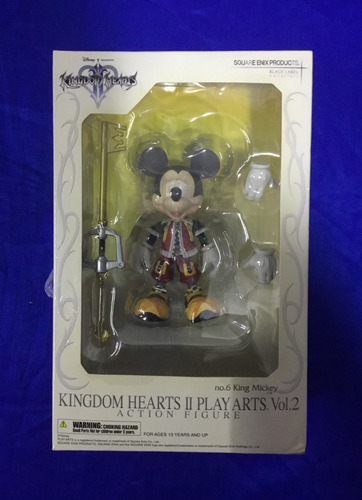 Kingdom Hearts. 2 Play Arts Figura De Acción Del Rey Mickey