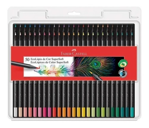 Set De Lapices Faber Castell Ecolapis Supersoft X50 Unidades