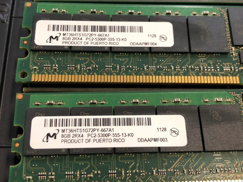 Imagem 9 de 10 de Kit Memoria Ecc Reg 32gb 4x8g Pc2-5300p Hp Proliant Ml150 G5
