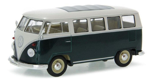 Miniatura Metal Volkswagen Kombi Bus T1 1963 1/24 Welly Top