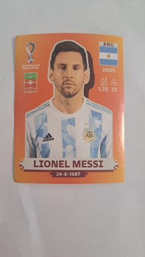 Figurita Lionel Messi - Mundial Qatar