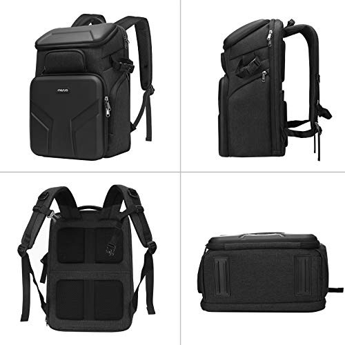 Mochila Para Camara Nikon D5600 Con Soporte Tripode Gris