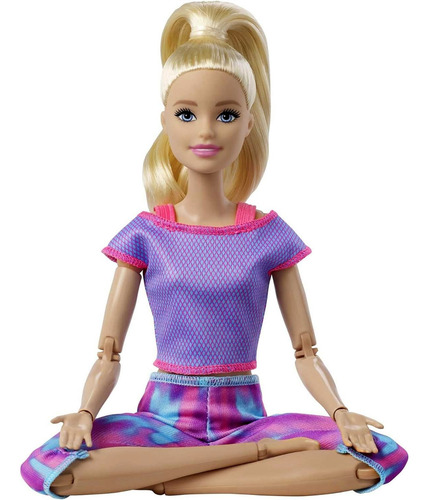 Boneca Barbie Feita Para Mexer Loira - Mattel Original