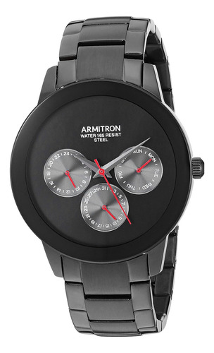 205165brti Reloj Armitron Material Acero, Correa Color Negra