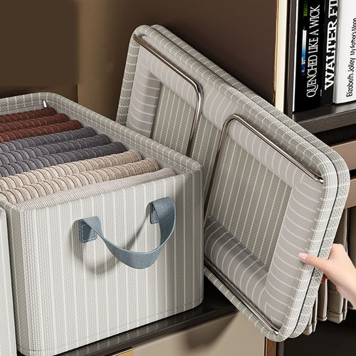 Y Caja De Almacenamiento De Ropa Plegable Para Jeans Con