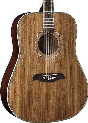 Oscar Schmidt Og2koa Guitarra Acustica Dreadnought Caoba Color Marrón