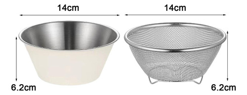Juego De Cesta Secadora Para Ensalada, Cuenco Mezclador,