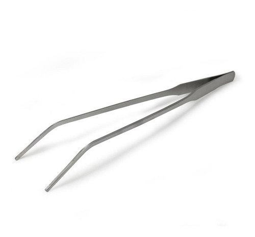 Imagen 2 de 6 de Pinza Curva Boyu 27 Cm Blister Acero Inox Acuario Plantado