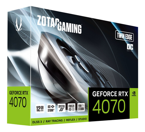 Placa De Vídeo Rtx 4070 12gb Nvidia Zotac Gaming Geforce Zt