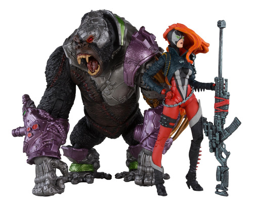 Mcfarlane Toys - Figura De Acción Spawn She-spawn & Cygor,.