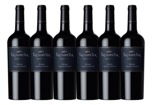 Vino Trumpeter Malbec 750cc Pack X 6 Botellas