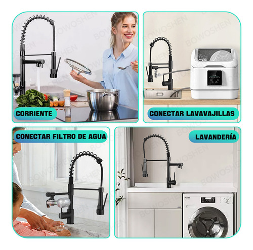 Grifo Monomando Fregadero Llave Mezcladora Tarja Cocina Flex