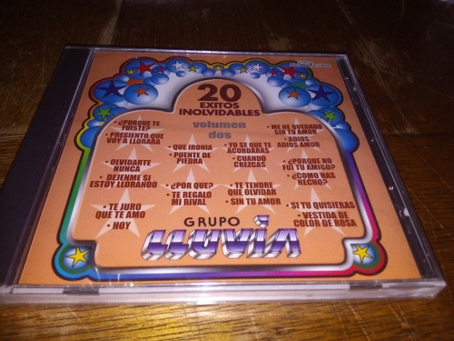 Cd Grupo Lluvia 20 Éxitos Inolvidables Volumen 2 Nuevo
