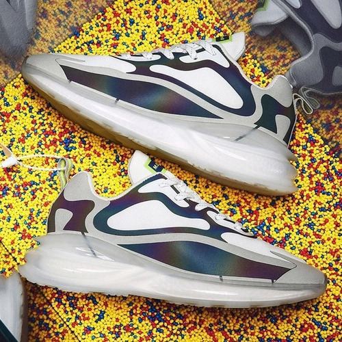 Tenis Para Hombres Air Cojín Cómodos Correr Luminoso Zapatos