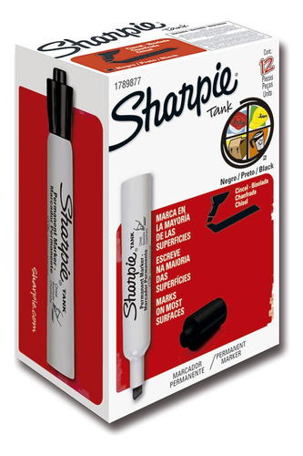 Marcadores Sharpie Punta Fina Y Gruesa Cajas 12 Unidades