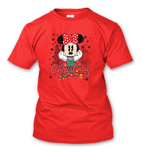 Playera Navidad Minnie Mouse Disney Christmas