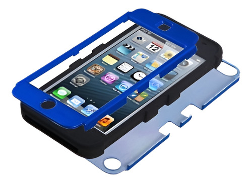 Vinilo Doble Capa Caucho Pc Estuche Para Apple iPod Touch 5 