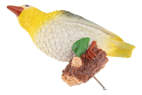 Adorno Micro Estatuilla De Pájaro Miniatura Herramienta